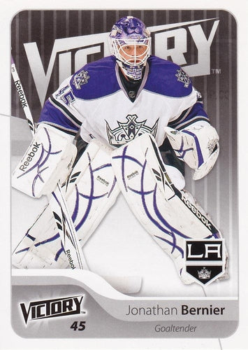 #90 Jonathan Bernier - Los Angeles Kings - 2011-12 Upper Deck Victory Hockey