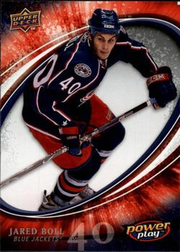 #90 Jared Boll - Columbus Blue Jackets - 2008-09 Upper Deck Power Play Box Set Hockey