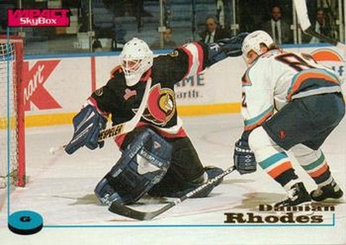 #90 Damian Rhodes - Ottawa Senators - 1996-97 SkyBox Impact Hockey