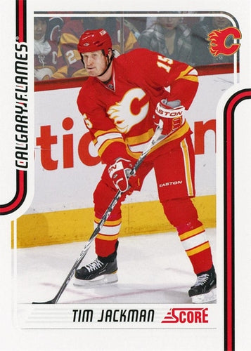 #90 Tim Jackman - Calgary Flames - 2011-12 Score Hockey