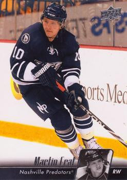 #90 Martin Erat - Nashville Predators - 2010-11 Upper Deck Hockey
