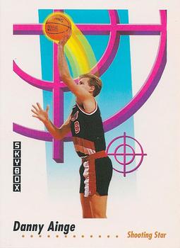 #590 Danny Ainge - Portland Trail Blazers - 1991-92 SkyBox Basketball