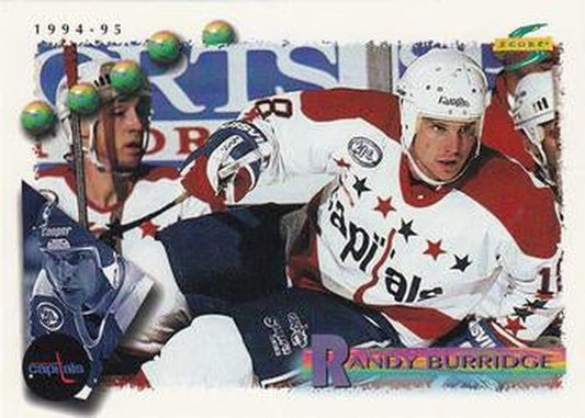 #90 Randy Burridge - Washington Capitals - 1994-95 Score Hockey