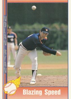 #90 Blazing Speed - Houston Astros - 1991 Pacific Nolan Ryan Texas Express I Baseball