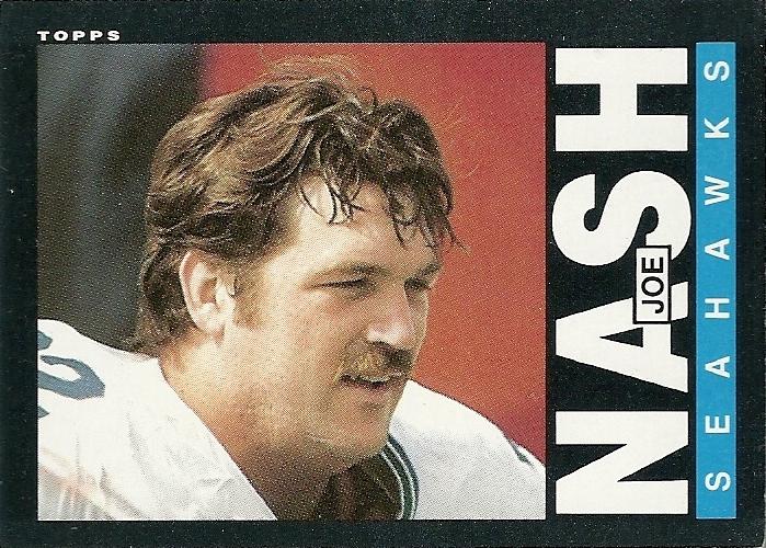 #390 Joe Nash - Seattle Seahawks - 1985 Topps Football