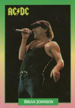 #90 Brian Johnson - 1991 Brockum Rock Cards