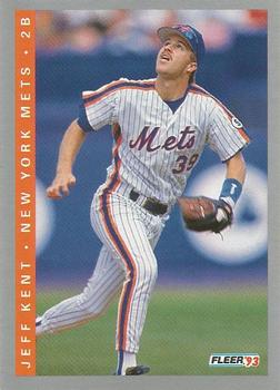 #90 Jeff Kent - New York Mets - 1993 Fleer Baseball