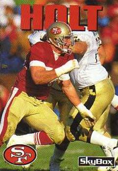 #90 Pierce Holt - San Francisco 49ers - 1992 SkyBox Impact Football