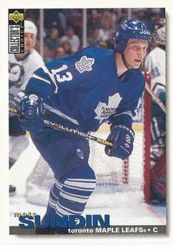 #90 Mats Sundin - Toronto Maple Leafs - 1995-96 Collector's Choice Hockey