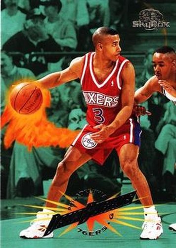 #90 Dana Barros - Philadelphia 76ers - 1995-96 SkyBox Premium Basketball