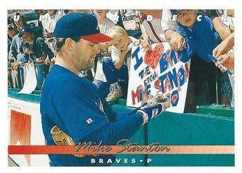#90 Mike Stanton - Atlanta Braves - 1993 Upper Deck Baseball