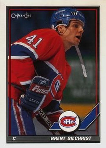 #90 Brent Gilchrist - Montreal Canadiens - 1991-92 O-Pee-Chee Hockey