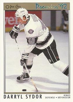 #90 Darryl Sydor - Los Angeles Kings - 1991-92 O-Pee-Chee Premier Hockey