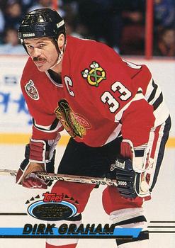 #90 Dirk Graham - Chicago Blackhawks - 1993-94 Stadium Club Hockey