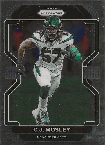#90 C.J. Mosley - New York Jets - 2021 Panini Prizm Football