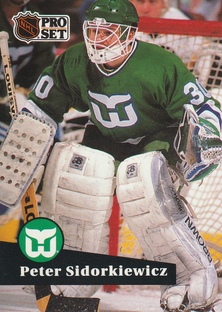 #90 Peter Sidorkiewicz - 1991-92 Pro Set Hockey