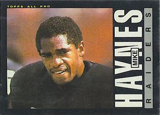 #290 Mike Haynes - Los Angeles Raiders - 1985 Topps Football