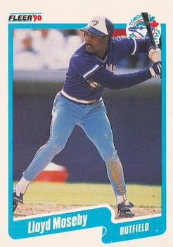 #90 Lloyd Moseby - Toronto Blue Jays - 1990 Fleer USA Baseball