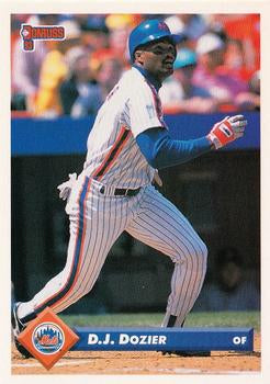 #90 D.J. Dozier - New York Mets - 1993 Donruss Baseball