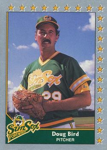 #90 Doug Bird - Fort Myers Sun Sox - 1990 Pacific Senior League Baseball