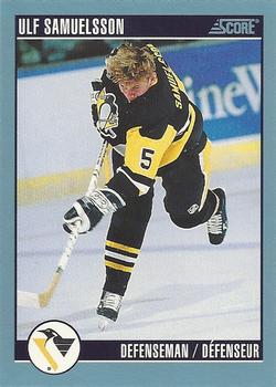 #90 Ulf Samuelsson - Pittsburgh Penguins - 1992-93 Score Canadian Hockey