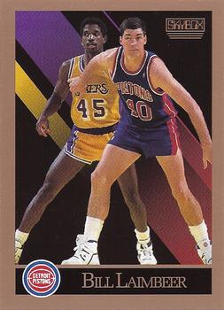 #90 Bill Laimbeer - Detroit Pistons - 1990-91 SkyBox Basketball