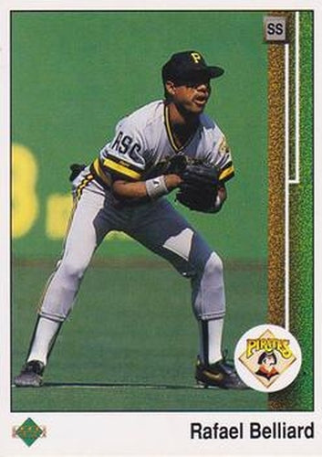 #90 Rafael Belliard - Pittsburgh Pirates - 1989 Upper Deck Baseball