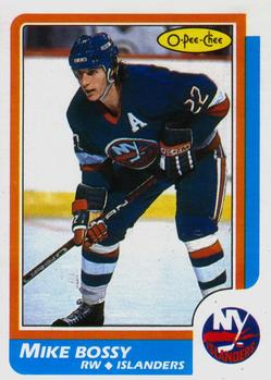 #90 Mike Bossy - New York Islanders - 1986-87 O-Pee-Chee Hockey
