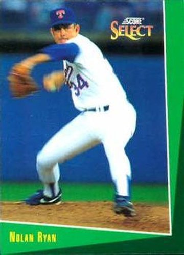 #90 Nolan Ryan - Texas Rangers - 1993 Select Baseball