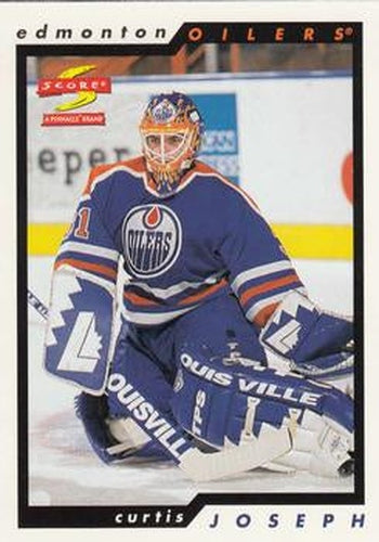 #90 Curtis Joseph - Edmonton Oilers - 1996-97 Score Hockey