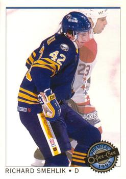 #90 Richard Smehlik - Buffalo Sabres - 1992-93 O-Pee-Chee Premier Hockey