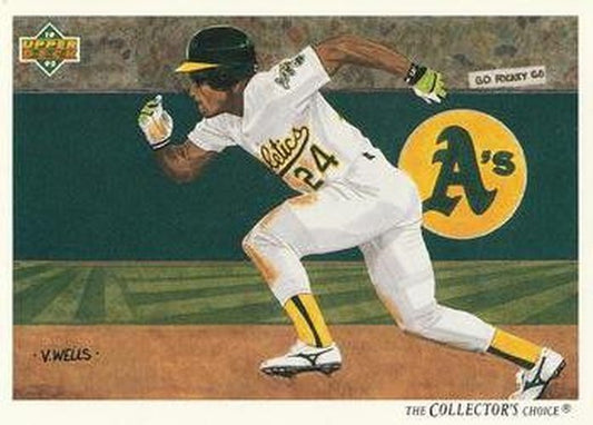 #90 Rickey Henderson - Oakland Athletics - 1992 Upper Deck Baseball