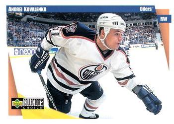 #90 Andrei Kovalenko - Edmonton Oilers - 1997-98 Collector's Choice Hockey