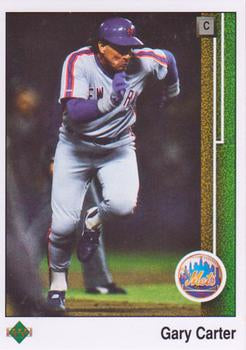 #390 Gary Carter - New York Mets - 1989 Upper Deck Baseball