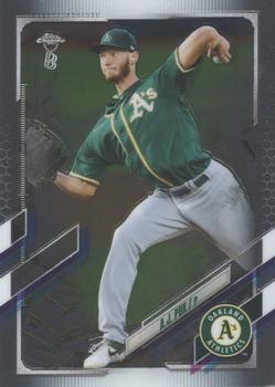 #90 A.J. Puk - Oakland Athletics - 2021 Topps Chrome Ben Baller Edition Baseball