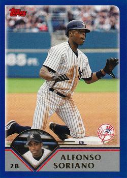 #90 Alfonso Soriano - New York Yankees - 2003 Topps Baseball