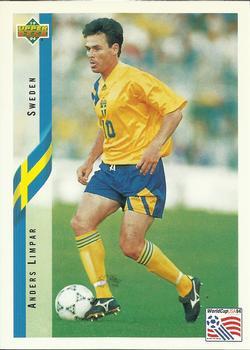 #90 Anders Limpar - Sweden - 1994 Upper Deck World Cup Contenders English/Spanish Soccer