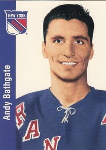 #90 Andy Bathgate - New York Rangers - 1994 Parkhurst Missing Link 1956-57 Hockey