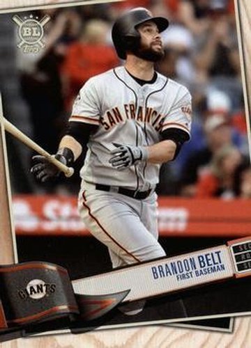 #90 Brandon Belt - San Francisco Giants - 2019 Topps Big League Baseball