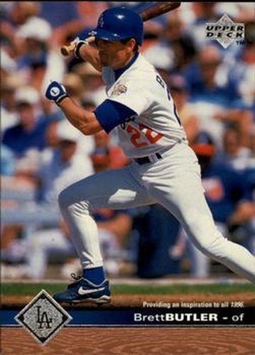 #90 Brett Butler - Los Angeles Dodgers - 1997 Upper Deck Baseball