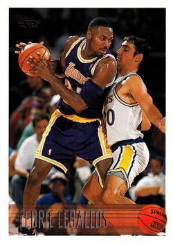 #90 Cedric Ceballos - Los Angeles Lakers - 1996-97 Topps Basketball