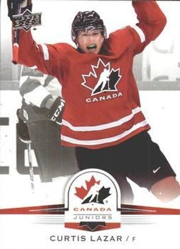 #90 Curtis Lazar - Canada - 2014-15 Upper Deck Team Canada Juniors Hockey