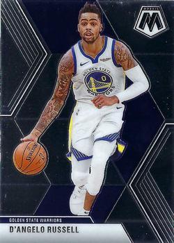 #90 D'Angelo Russell - Golden State Warriors - 2019-20 Panini Mosaic Basketball