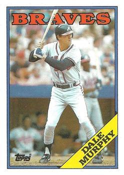 #90 Dale Murphy - Atlanta Braves - 1988 Topps Baseball