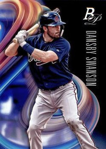 #90 Dansby Swanson - Atlanta Braves - 2018 Bowman Platinum Baseball