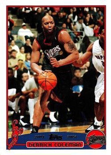 #90 Derrick Coleman - Philadelphia 76ers - 2003-04 Topps Basketball