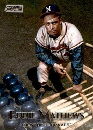 #90 Eddie Mathews - Milwaukee Braves - 2019 Stadium Club Baseball