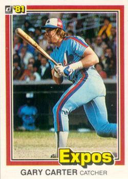 #90 Gary Carter - Montreal Expos - 1981 Donruss Baseball