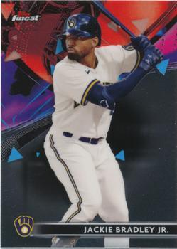 #90 Jackie Bradley Jr. - Milwaukee Brewers - 2021 Finest Baseball
