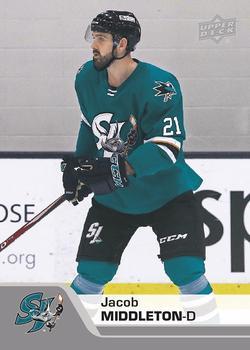 #90 Jacob Middleton - San Jose Barracuda - 2020-21 Upper Deck AHL Hockey